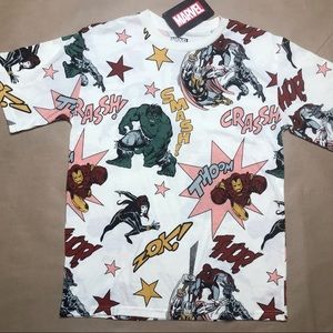 NWT Marvel Avengers Vintage Style T-Shirt Youth XL